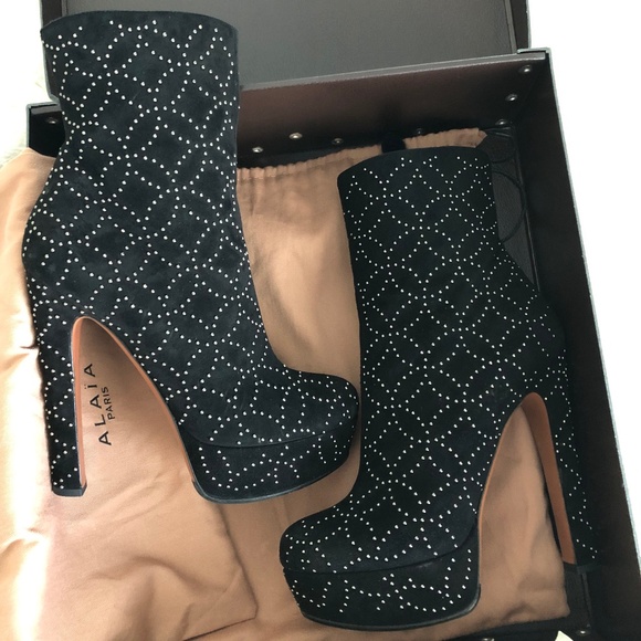 ALAIA platform suede shoes size EU 39 - Picture 2 of 16